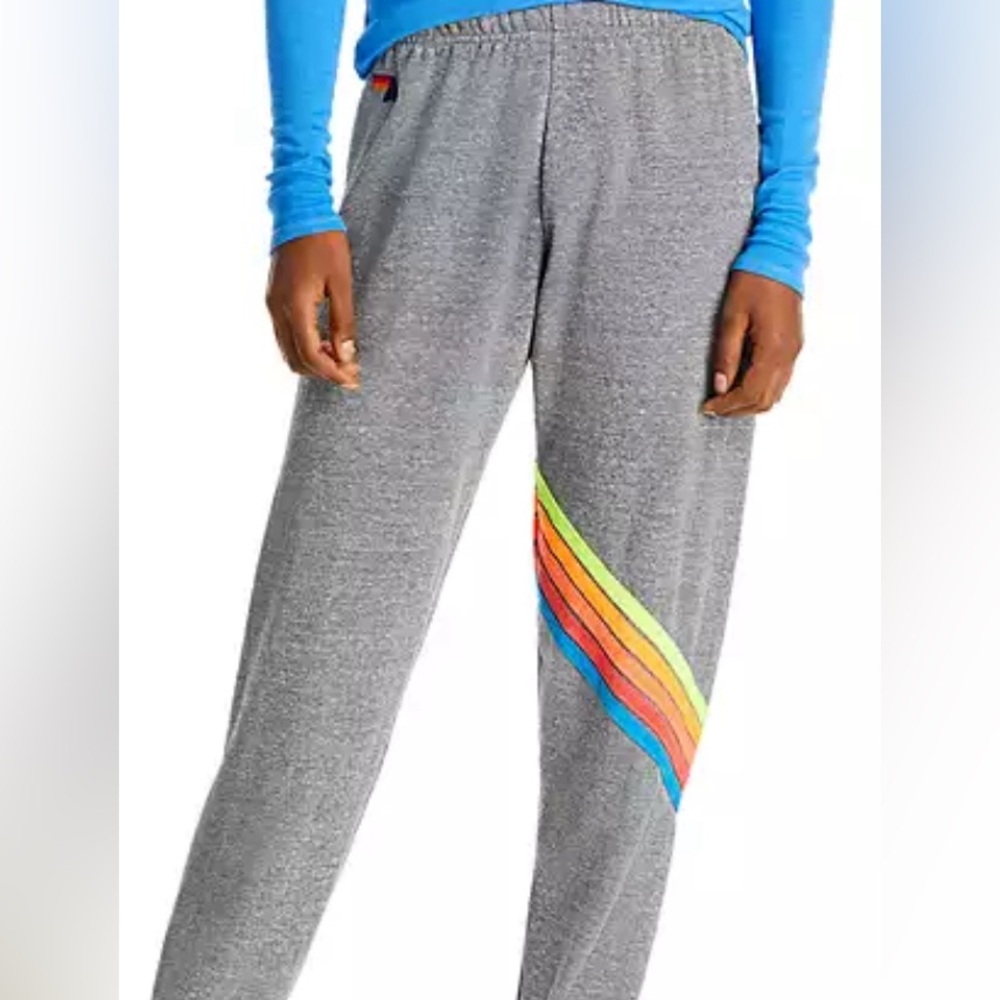 Aviator Nation Kids Chevron sweatpants